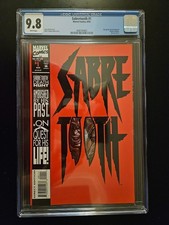 Marvel Comics Sabretooth # 1 August 1993 CGC Grade Of 9.8 Comic Book Direct Edit