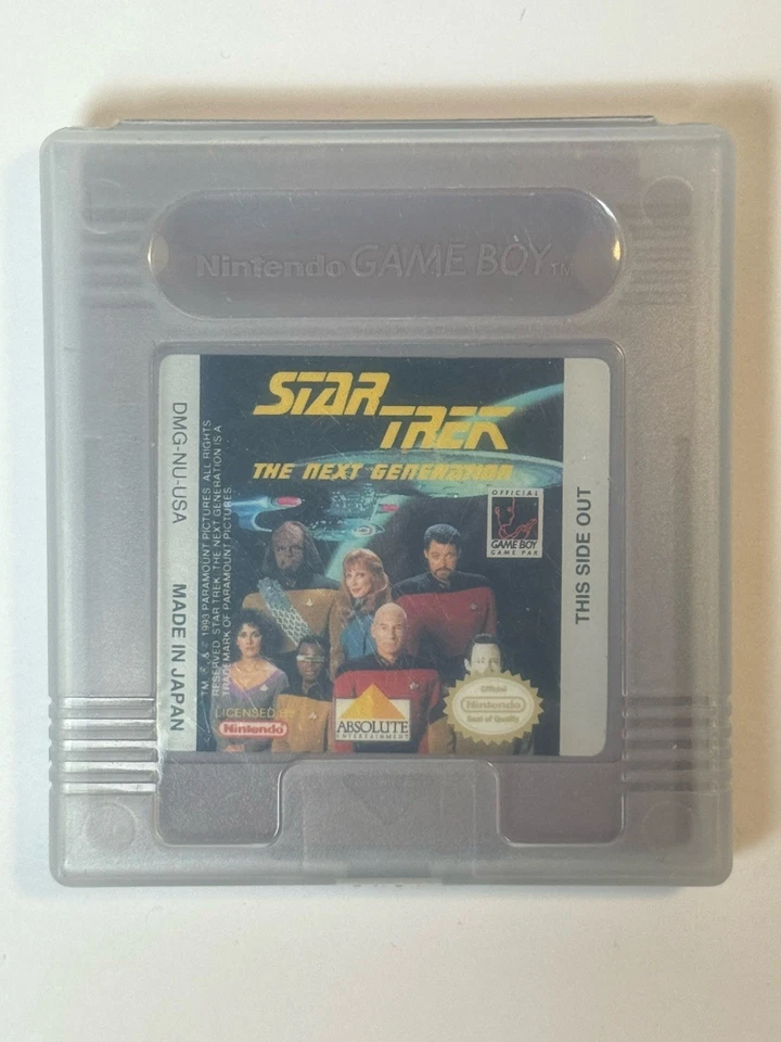 Star Trek The Next Generation (Nintendo GameBoy, 1993) Authentic Tested w/ Case - Image 2 of 4
