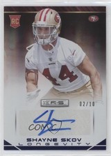 2014 Panini Rookies & Stars 2/10 Shayne Skov #183 Auto 2u3