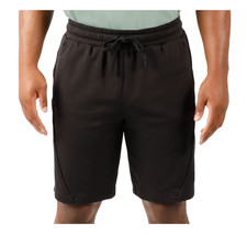 PUMA Men's Short Regular Fit Elastic Waistband 2-Side Pockets Black Size L