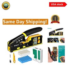 Professional Ethernet Crimping Tool Kit for Cat5, Cat5e, and Cat6 Connectors