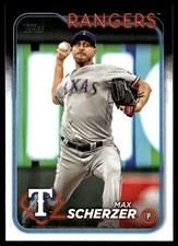 Max Scherzer 2024 Topps Texas Rangers #TEX-14 Texas Rangers FREE SHIPPING