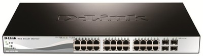 D-Link Web Smart DGS-1210-28P - Switch - L3 - managed - 24 x 10/100/1000 (PoE) +