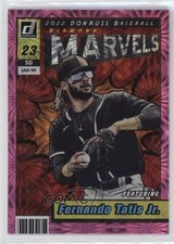 2022 Panini Donruss Marvels Pink Fireworks Fernando Tatis Jr #M-2 rs2