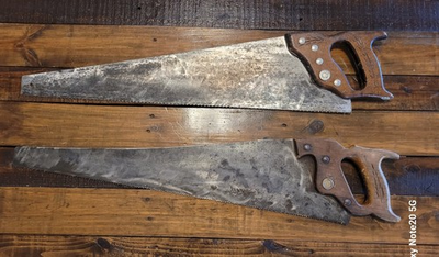 #ad #ad Vintage Craftsman and Warranty Superior Manual Hand Saw LOT of 2 $38.50