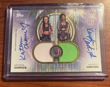 2025 Topps Universe WWE Kayden Carter & Katana Chance Patch Relic Dual Auto /99