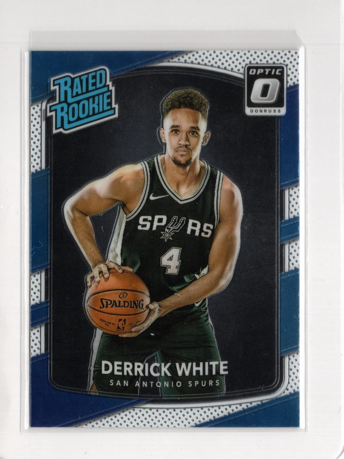 Derrick White 2017-18 Donruss Optic #172 Rated Rookie RC San Antonio Spurs