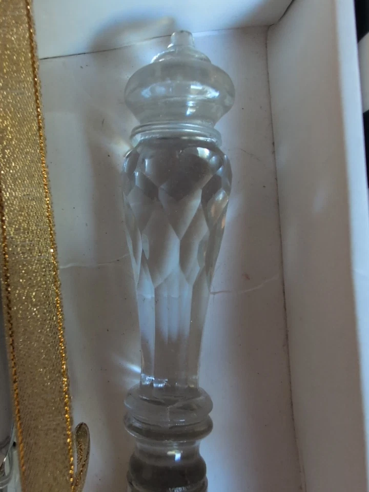 Servidores de ensaladas Thirstystone NCH056 Old Hollywood 2 piezas con mango de vidrio, nuevos Foto 2 de 4