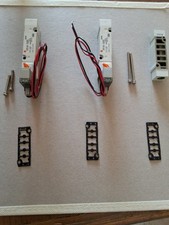 SMC SY5140-3LOZE Solenoid Valve SET OF 2 AND ONE AIR HOUSING BLOCK.