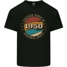 76th Birthday Vintage Made In 1950 Mens Light Cotton T-Shirt