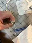 vintage rabbit ears antenna good with coax  as shown white — photo 4