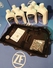 Filtro de cárter de aceite de transmisión genuino ZF/MOPAR (ZF8HP70) y salvavidas ZF (PAQUETE DE 7)
