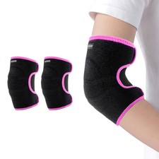 Kids Elbow Brace Arm Sleeve, Adjustable Sports Elbow Protector,S Breathable...