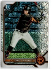 2022 Bowman Chrome Prospects Diego Velasquez 1st Bowman Mojo San Francisco