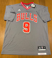 Rare Adidas NBA Rajon Rondo 2016 Chicago Bulls Pride Sleeved Jersey, Medium, NWT