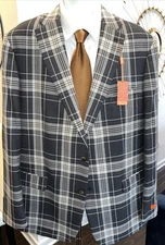 NWT Mens Tallia Plaid Sport Coats Three To choose From.