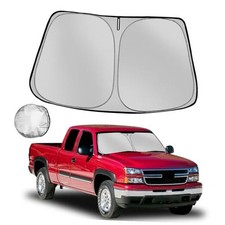 Windshield Sun Shade Foldable Sun for 1999-2006 Che-vrolet/Chevy Silverado