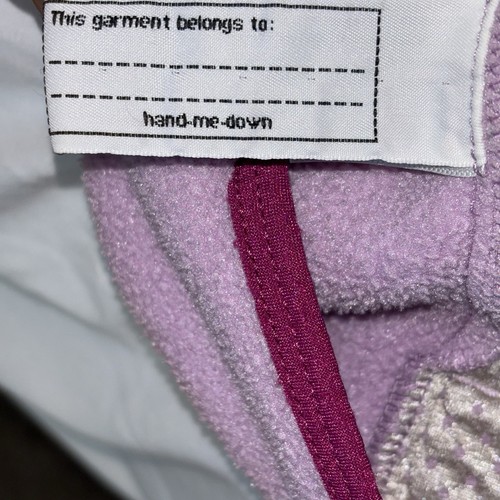 Patagonia Synchilla Kids L (12) Fleece Pullover Pink Purple Half Zip Girl's READ - Picture 15 of 15