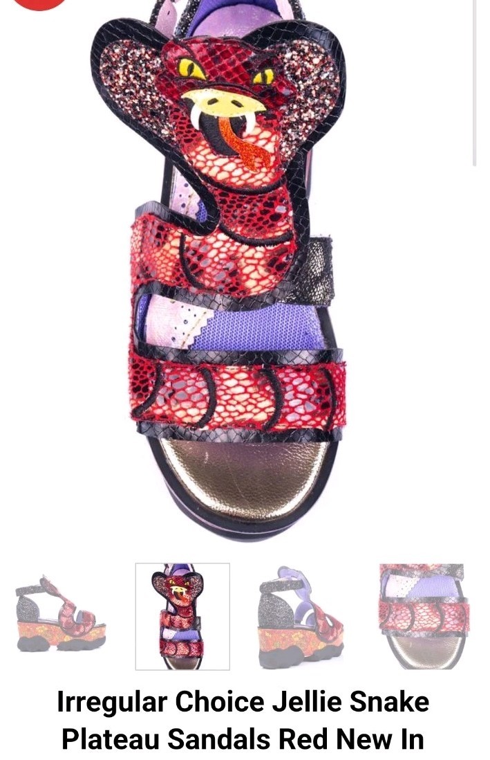 Irregular Choice  Snake Bag 🎒"Be Charming " Rare Soldout Bag Only image 4
