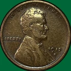 1913-S Lincoln Wheat Cent Very Fine VF Coin, Cleaning #39897