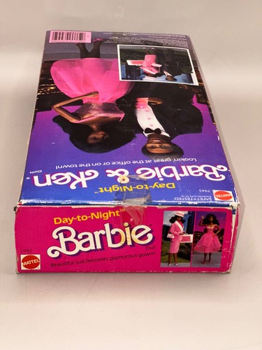Vintage 1984 Mattel “Day-to-Night Barbie- African-American (AA)” #7945 *NRFB* - Picture 8 of 12