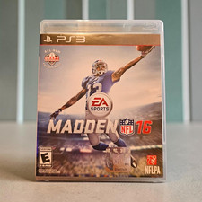EA SPORTS Madden NFL 16 PS3 Complete w/ Case & Disc, Manual, E, NTSC-U/C