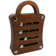 Schloss 250+ Lock - Wooden Puzzle Maze Brain Teaser