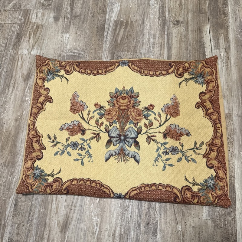 Best Of Flanders Floral Tapestry Pillow Sham Belgium 17x24 In