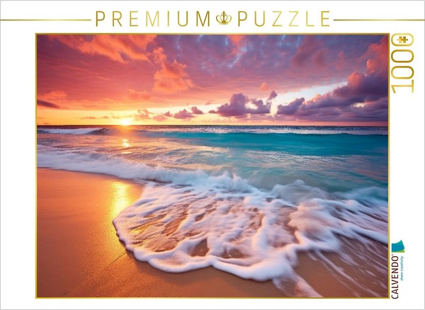 Calvendo Puzzle Sunset In Paradise | 1000 Pieces, Finished Size 25.2 × 18.9 In (-image