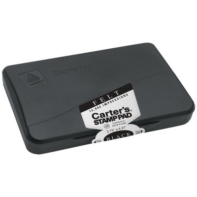 Carter's Felt Black Stamp Pad, 2.75 x 4.27 Inches x inches, 