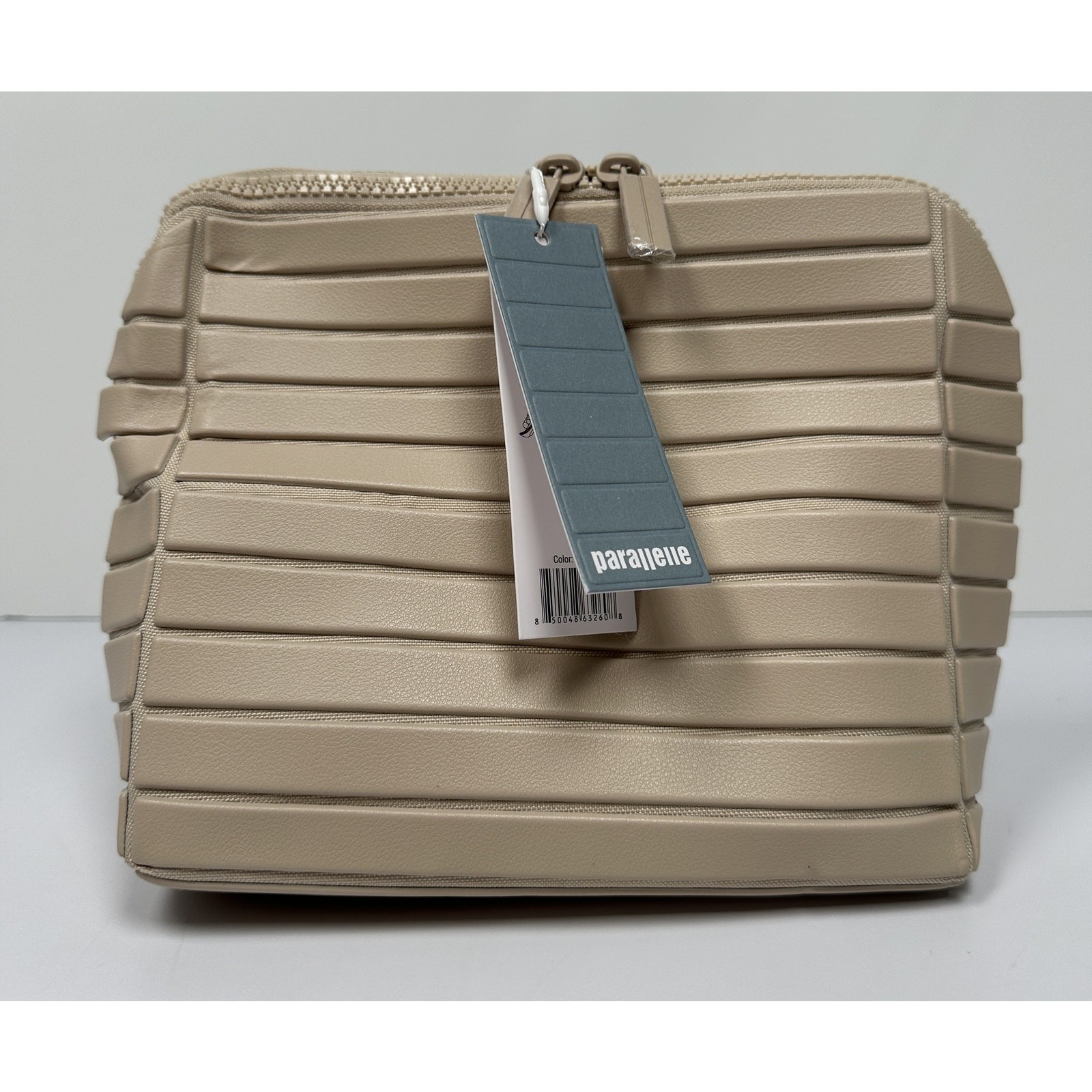 Parallelle The Medium Bisque Traveller Makeup Bag NWT #