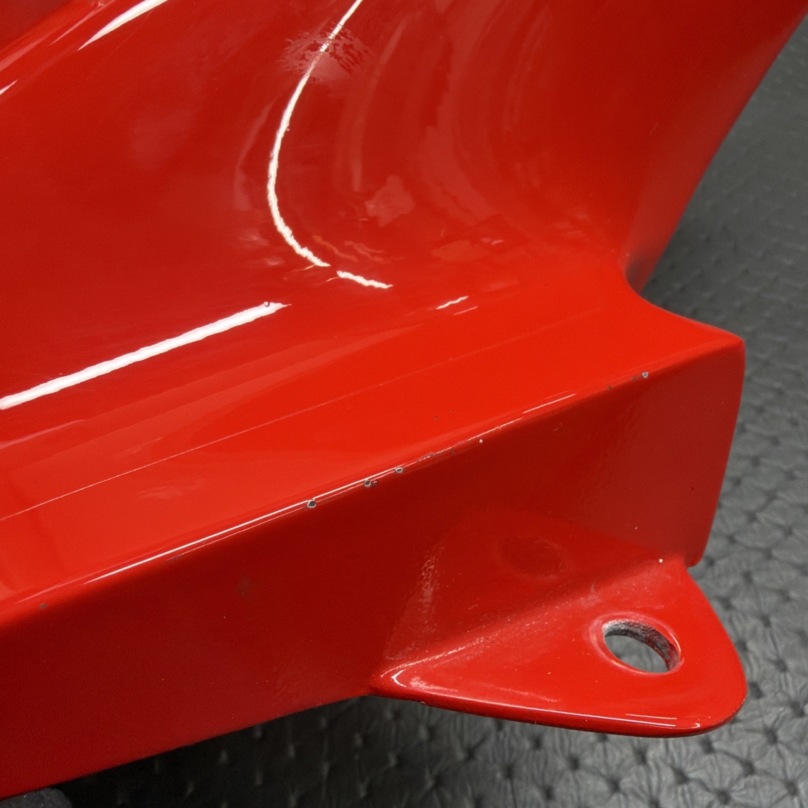 Genuine Ferrari SF90 Front Center Spoiler Cover 801664 Rosso Scuderia With PPF