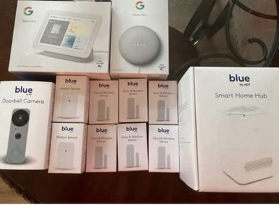 New In box blue adt easy self install complete security system