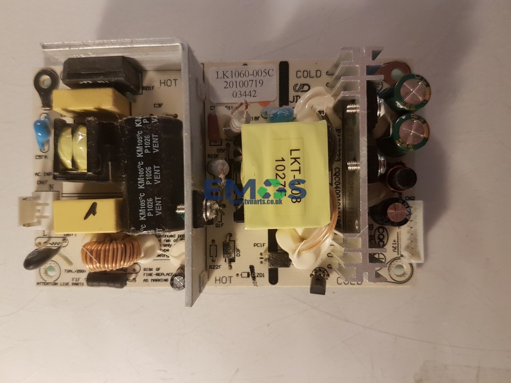 LK1060-005C POWER SUPPLY FOR TESCO W185/55G-GB-TCDU-UK (CQC04001011196)