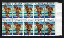 Panama Stamps SG 926 sc C342 Long-snouted Seahorse 1965 used