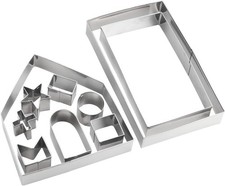 Gingerbread House Cookie Cutter Set 10 Piece Cutters