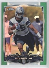 2014 Topps Chrome Green Refractor Devin Street #127 0j6