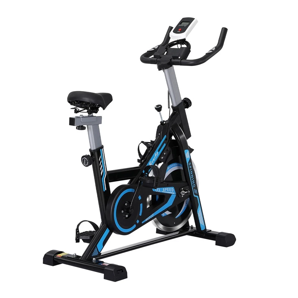 Everfit Spin Bike Exercise Bike 13KG Flywheel Fitness 150kg capacity - image 4 of 4