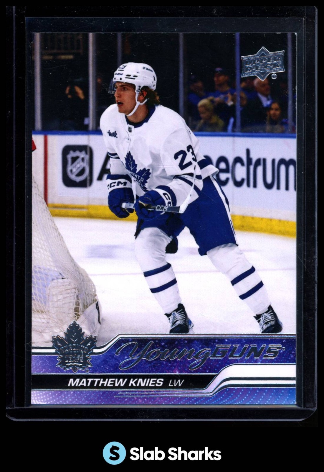 2023 UPPER DECK #222 MATTHEW KNIES YOUNG GUNS RC ROOKIE