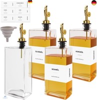 ÖLflasche 4 X 500ML OlivenöL Flasche, Essig Und ÖLflaschen Set, ÖLspender Glas F