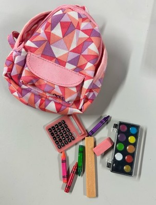 Our Generation Puppenrucksack rosa - siehe Zubehör im Bild enthalten