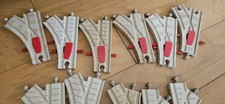 Thomas Wooden Railway Train Curve Switch Track Of Varying Sizes Set Of 12