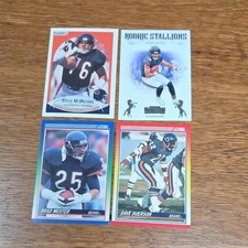 Fleer Panini Score Rookie Stallions NFL Card Lot 4 Bears McMichael Odunze