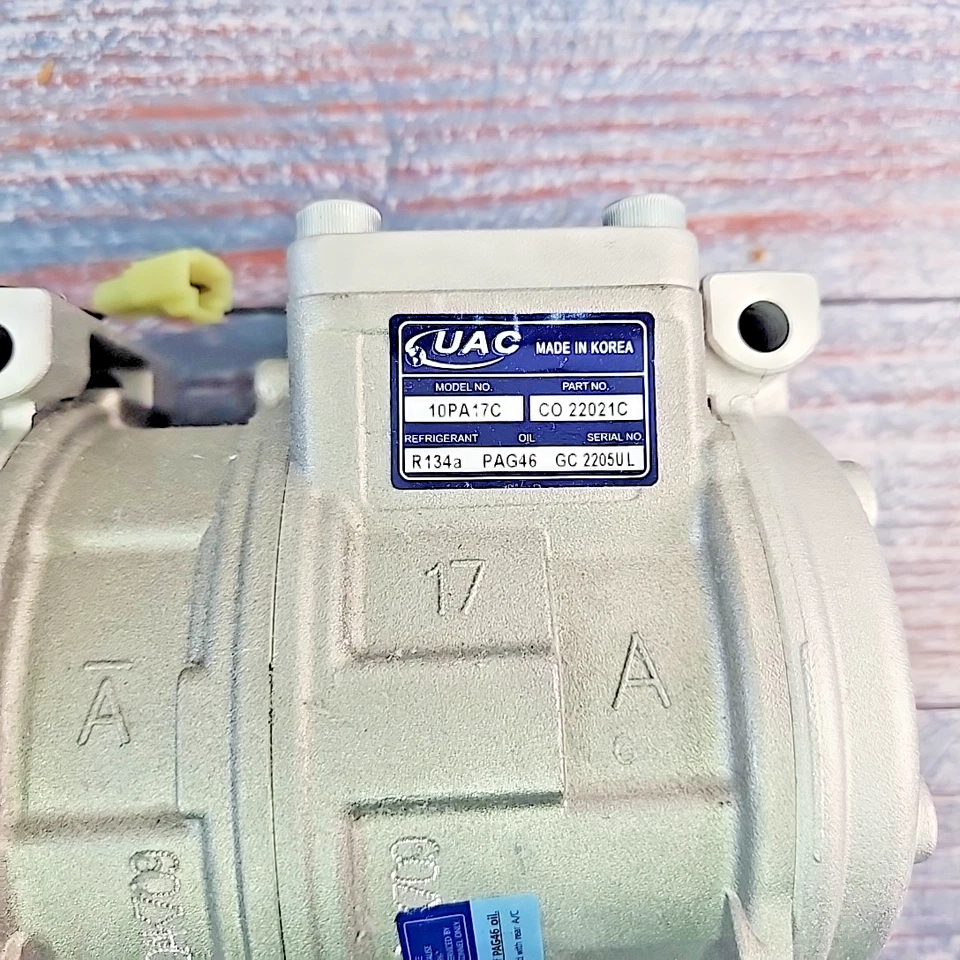 UAC CO22021C Fits Jeep 1999 Wrangler 1993-1998 Grand Cherokee AC Compressor NOS - Image 3 of 4