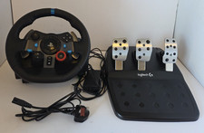 Logitech G29 Driving Force Racing Wheel & Pedals PS3/PS4/PS5/PC Tested & Working