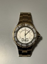 D&G Dolce & Gabbana Women's DW0661  Anchor Yellow Golden Bracelet Watch