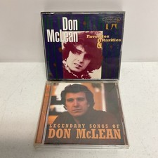 Don McClean 2 CD Lot: Favorites & Rarities, Legendary Songs, American Pie