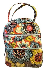 VERA BRADLEY Lunch Bag Retired VTG Flower Shower Print Quilted Tote EUC EC