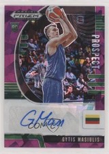 2020 Panini Prizm Draft Picks Prospect Purple Ice 36/99 Gytis Masiulis Auto nd3