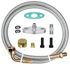 New 41 Turbo Oil Feed Line Kits For T3 T4 T60 T61 T70 18 Pnt 90 Degree An4